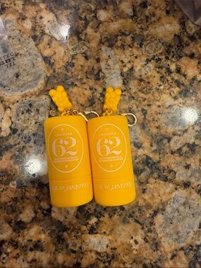 Sol de Janeiro Cheirosa 62 Citrus Yellow Perfume Balm Keychain (Pair)